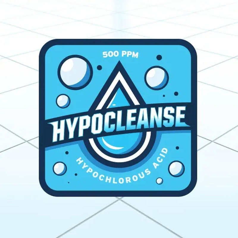 Hypochlorous Acid (HOCl) 500 PPM - 32 Oz Multi-Surface Cleaner - Non-Toxic and Pet Safe Multi-Purpose Solution