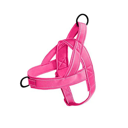 Universal Reflective Strip Dog Harness - Tactical No-Pull Safety Design with Adjustable Multi-Size Fit and Durable High-Visibility Polyester Webbing for Enhanced Control