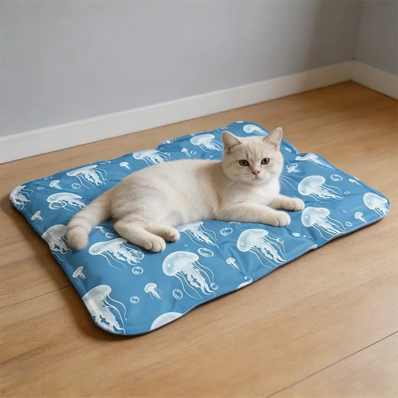 Pet Cooling Mat for Dogs and Cats, Waterproof and Bite-Resistant, Heat Relief Summer Pad