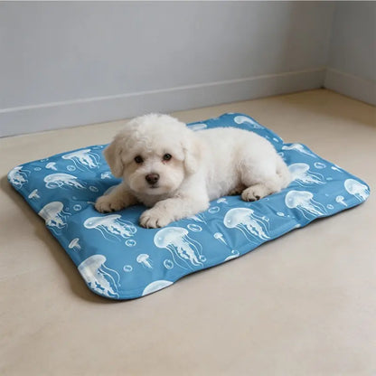Pet Cooling Mat for Dogs and Cats, Waterproof and Bite-Resistant, Heat Relief Summer Pad