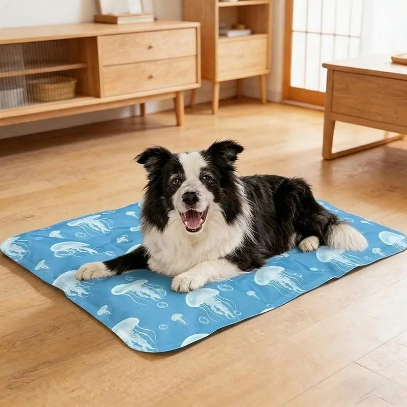 Pet Cooling Mat for Dogs and Cats, Waterproof and Bite-Resistant, Heat Relief Summer Pad