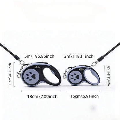 Automatic Retractable Dog Leash for Outdoor Walking - Medium Size, No CA Prop 65 Warning