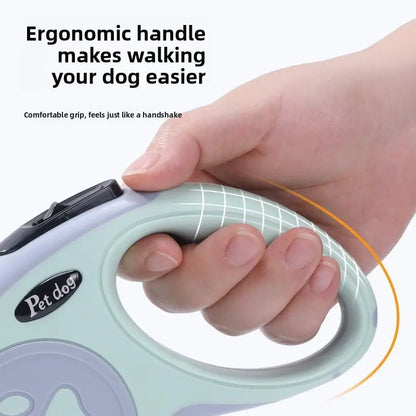 Automatic Retractable Dog Leash for Outdoor Walking - Medium Size, No CA Prop 65 Warning